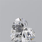 Diamante Naturale Taglio Cuore 0.59ct VG/EX F IF - GIA - 5.34x5.9x3.41mm