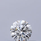 Diamante Naturale Taglio Brillante 0.25ct 3EX E VVS1 - GIA - 4.08x4.05x2.51mm