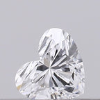 Diamante Naturale Taglio Cuore 0.18ct G/G D VS1 - GIA - 3.38x3.85x2.39mm