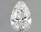 Diamante Naturale Taglio Goccia 0.6ct VG/EX E VVS2 - GIA - 7.3x4.67x2.93mm
