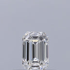 Diamante Naturale Taglio Smeraldo 0.33ct VG/VG E IF - GIA - 4.88x3.26x2.18mm
