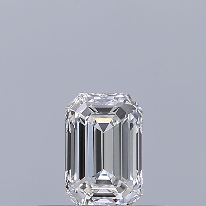 Diamante Naturale Taglio Smeraldo 0.33ct VG/VG E IF - GIA - 4.88x3.26x2.18mm