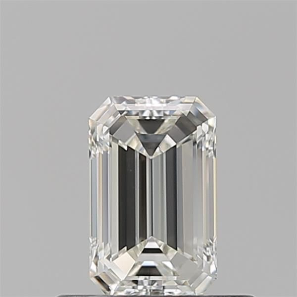 Diamante Naturale Taglio Smeraldo 0.5ct VG/EX J VVS2 - GIA - 5.86x3.68x2.48mm