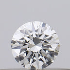 Diamante Naturale Taglio Brillante 0.18ct 3EX F VVS2 - GIA - 3.65x3.66x2.24mm