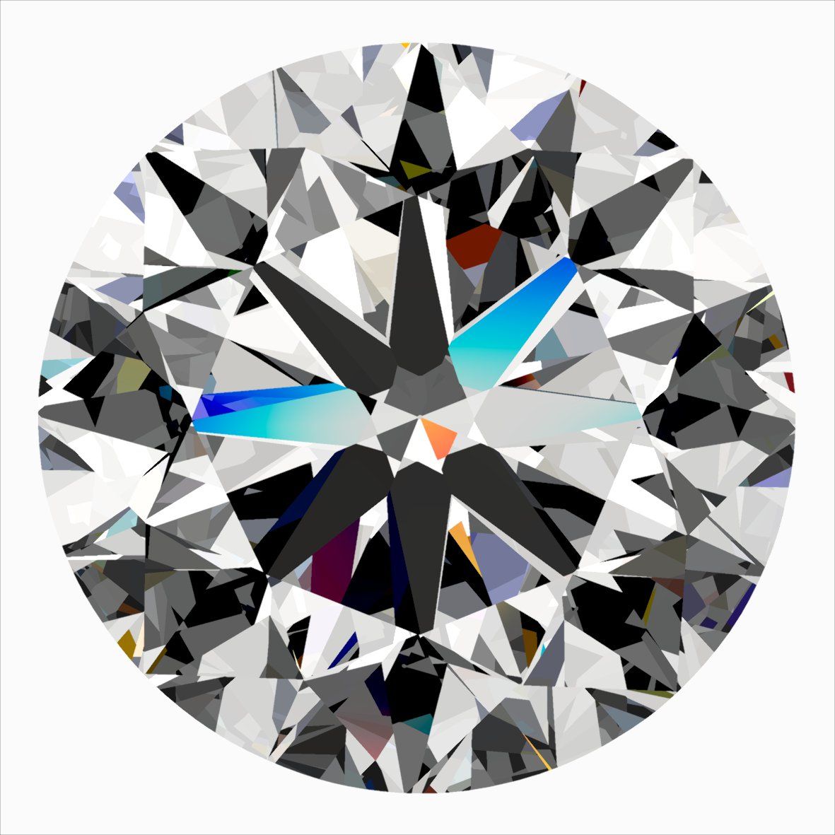 Diamante Taglio Brillante 0.4ct VG/EX/EX G VVS1 - IGI - 4.64x4.69x2.93mm
