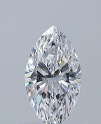 Diamante Naturale Taglio Marquise 0.5ct VG/EX D IF - GIA - 7.72x4.18x2.69mm