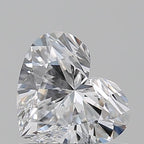 Diamante Naturale Taglio Cuore 0.71ct VG/VG D VVS1 - GIA - 5.45x6.39x3.6mm