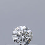 Diamante Naturale Taglio Brillante 0.19ct 3EX F VS2 - GIA - 3.68x3.7x2.31mm