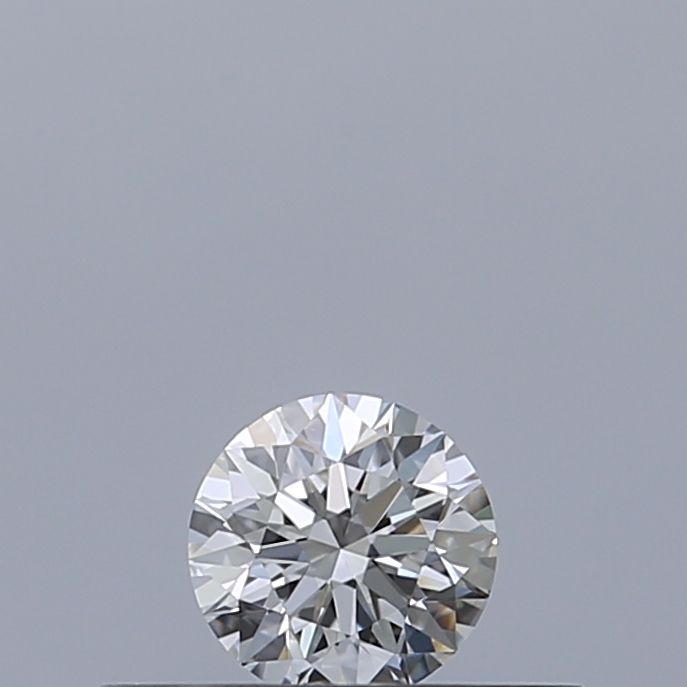 Diamante Naturale Taglio Brillante 0.19ct 3EX F VS2 - GIA - 3.68x3.7x2.31mm