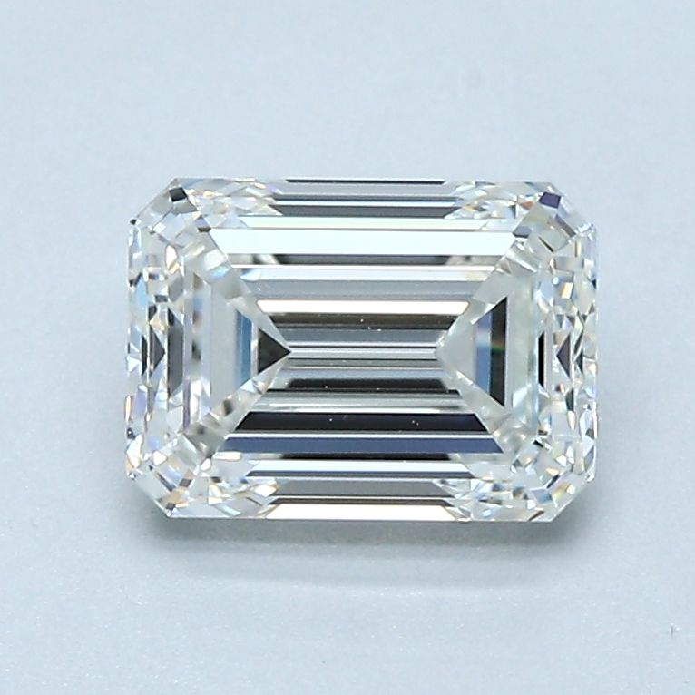 Diamante Naturale Taglio Smeraldo 1.41ct EX/EX H IF - GIA - 7.23x5.23x3.65mm