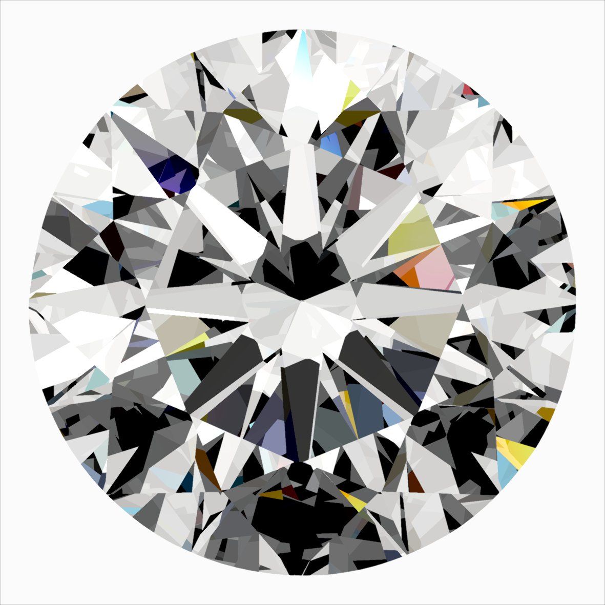 Diamante Naturale Taglio Brillante 0.34ct 3EX G VVS1 - IGI - 4.45x4.47x2.77mm