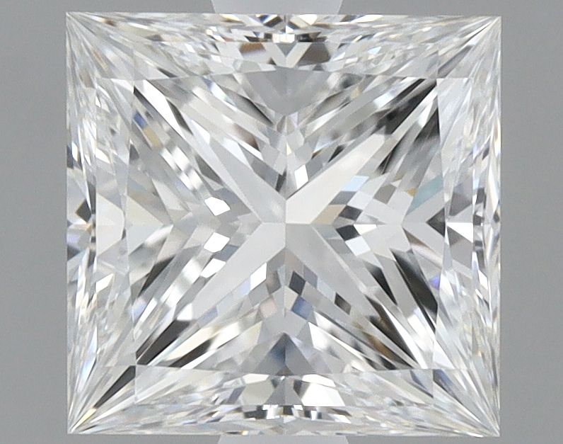 Diamante Naturale Taglio Princess 1.31ct VG/EX E VVS2 - GIA - 6.25x6.08x4.5mm
