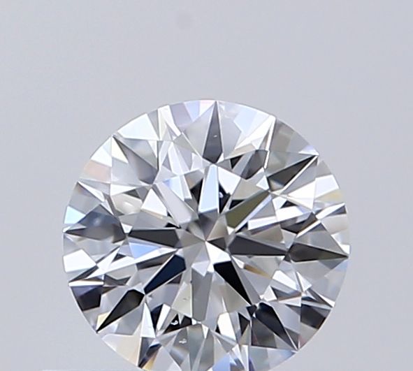 Diamante Naturale Taglio Brillante 0.5ct EX/VG/EX D VS2 - GIA - 5.05x5.1x3.14mm