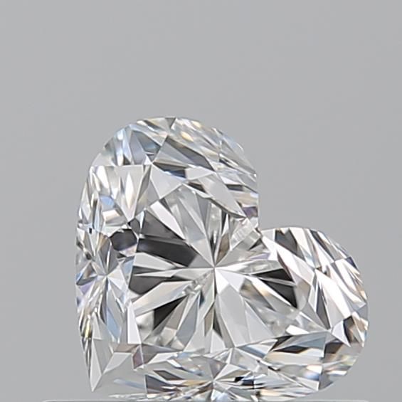 Diamante Naturale Taglio Cuore 0.67ct EX/EX F VVS2 - GIA - 5.05x6.0x3.83mm