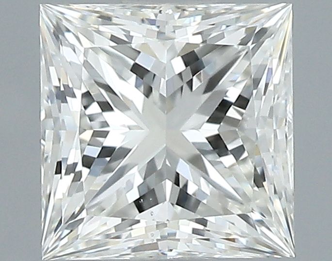 Diamante Naturale Taglio Princess 0.6ct VG/EX I VS2 - GIA - 4.67x4.62x3.35mm