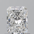 Diamante Naturale Taglio Radiant 0.71ct EX/EX E VVS2 - GIA - 6.12x4.53x3.01mm