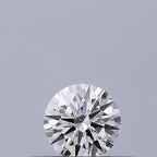 Diamante Naturale Taglio Brillante 0.19ct 3EX F VS2 - GIA - 3.72x3.74x2.26mm