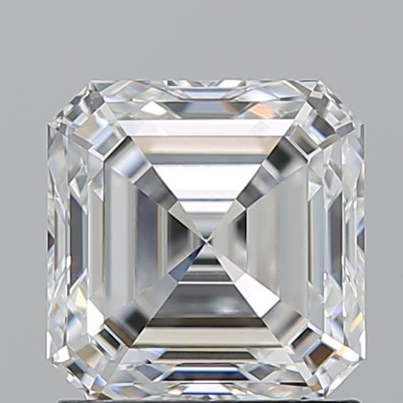 Diamante Naturale Taglio Asscher 1.51ct EX/EX F VVS1 - GIA - 6.35x6.24x4.15mm